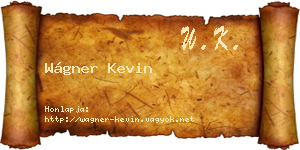 Wágner Kevin névjegykártya